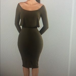 Olive dress